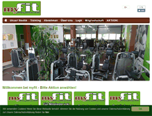 Tablet Screenshot of myfit.at
